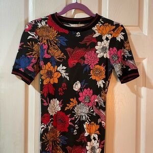 Floral Short Sleeve Dress